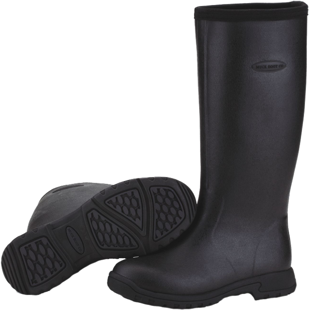 Black Rubber Muck Boots