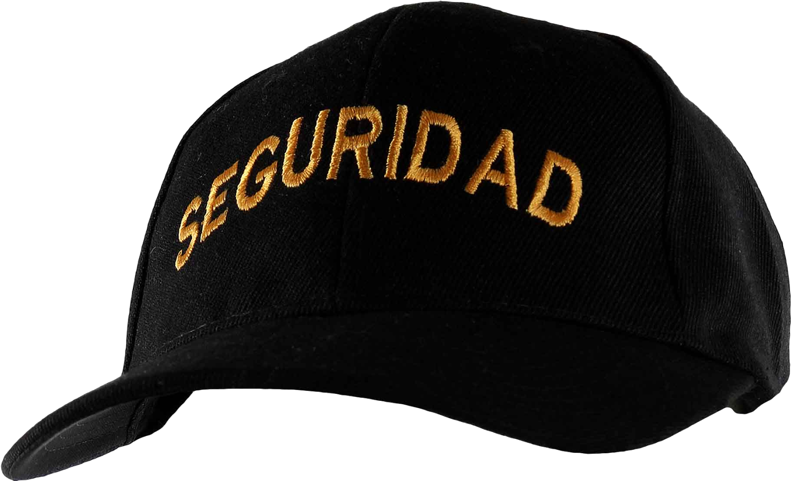 Black Security Cap Embroidered