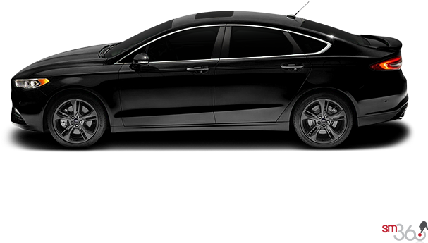 Black Sedan Side View