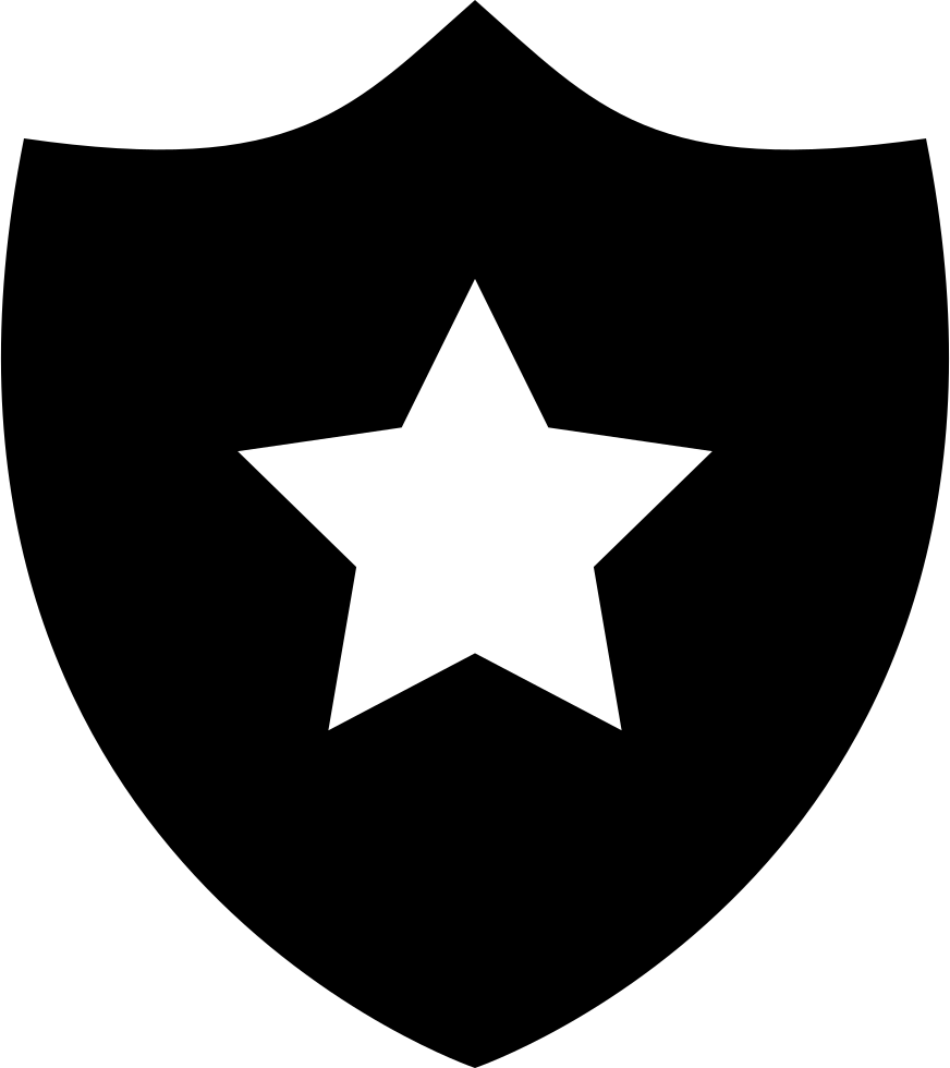 Black Shieldwith Star