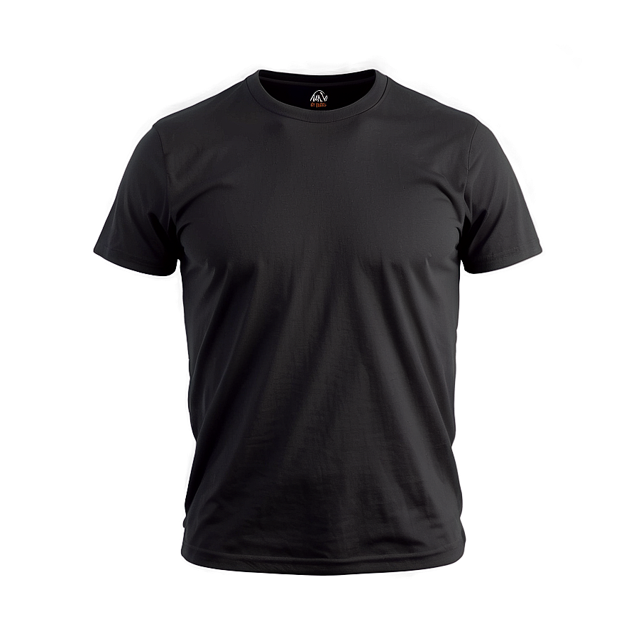 Black Shirt Front View Png Kjg