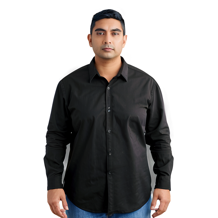 Black Shirt Outfit Png Anc