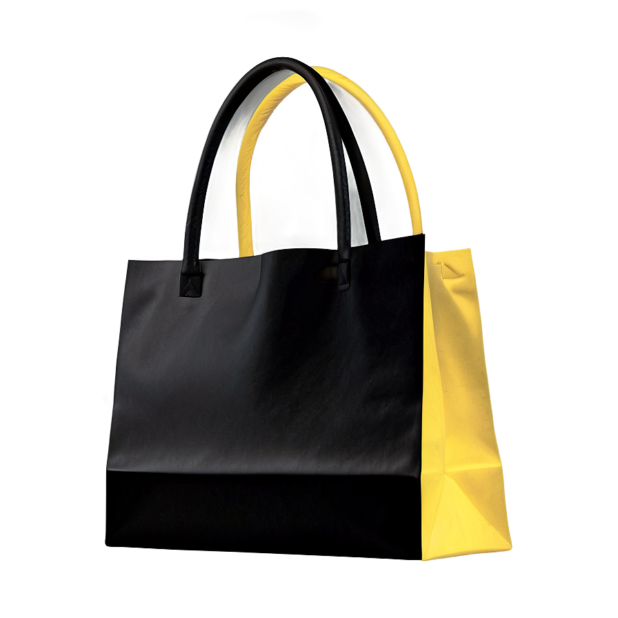 Black Shopping Bag Png 1