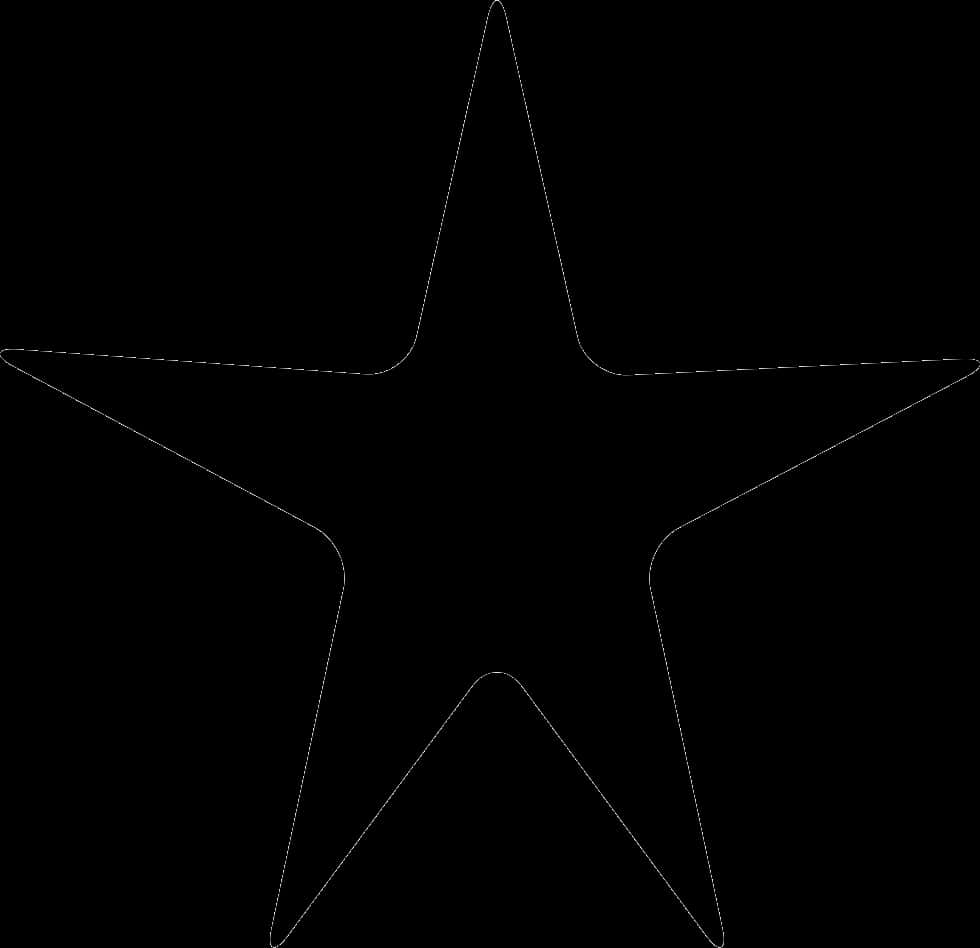 Black Silhouette Star