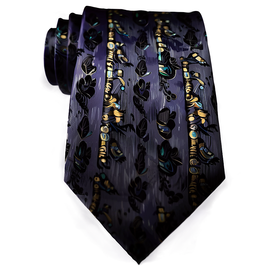 Black Silk Tie Png Ika