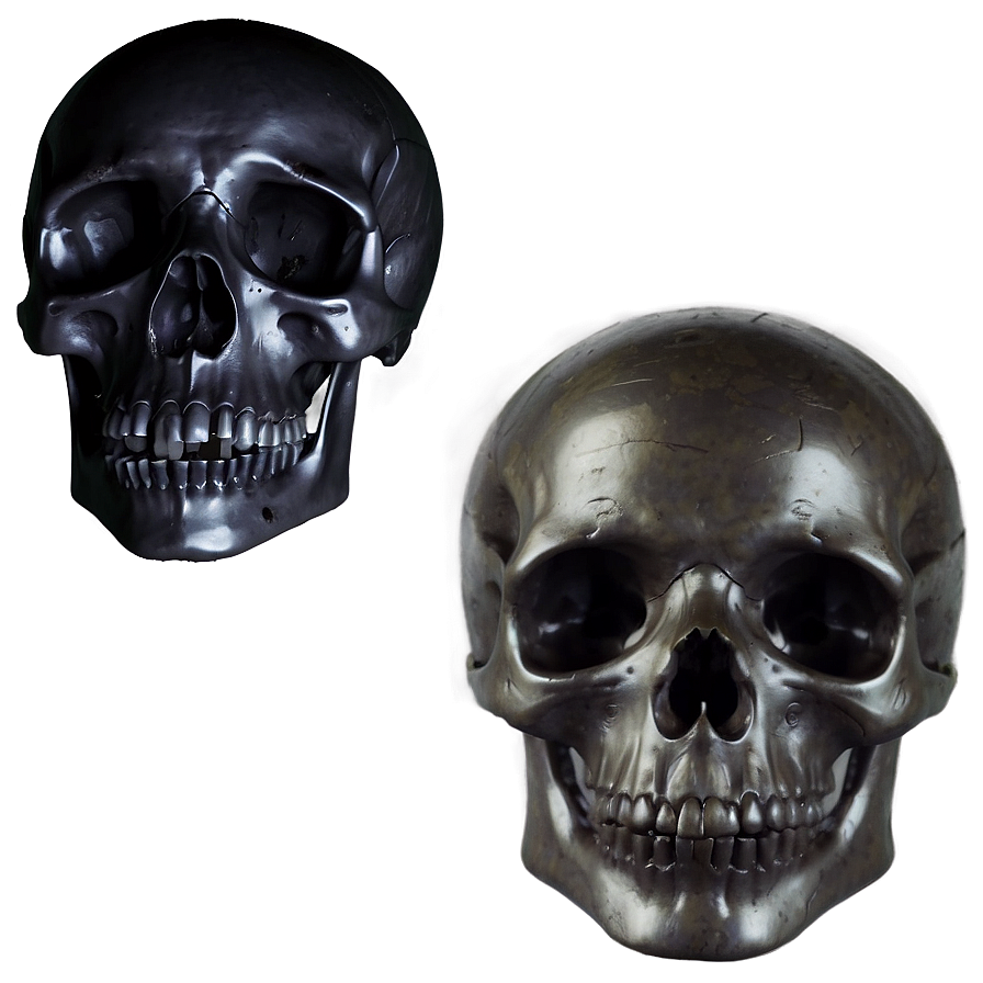 Black Skull And Bones Png 06202024