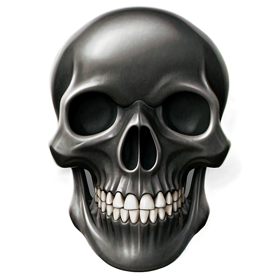 Black Skull Icon Png Bed