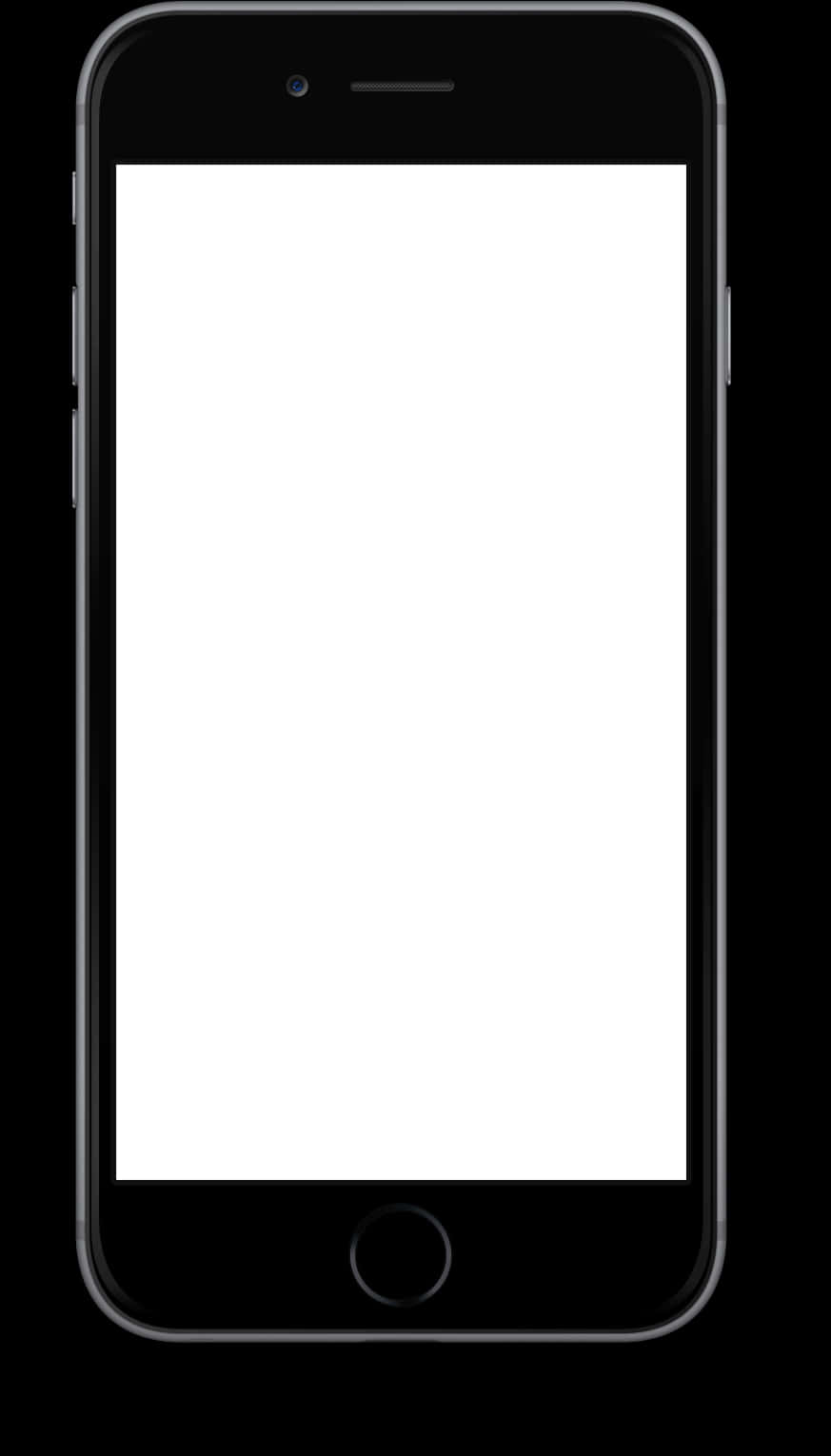 Black Smartphone Blank Screen