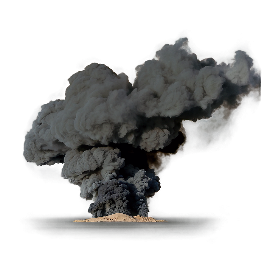 Black Smoke Burst Png 05252024