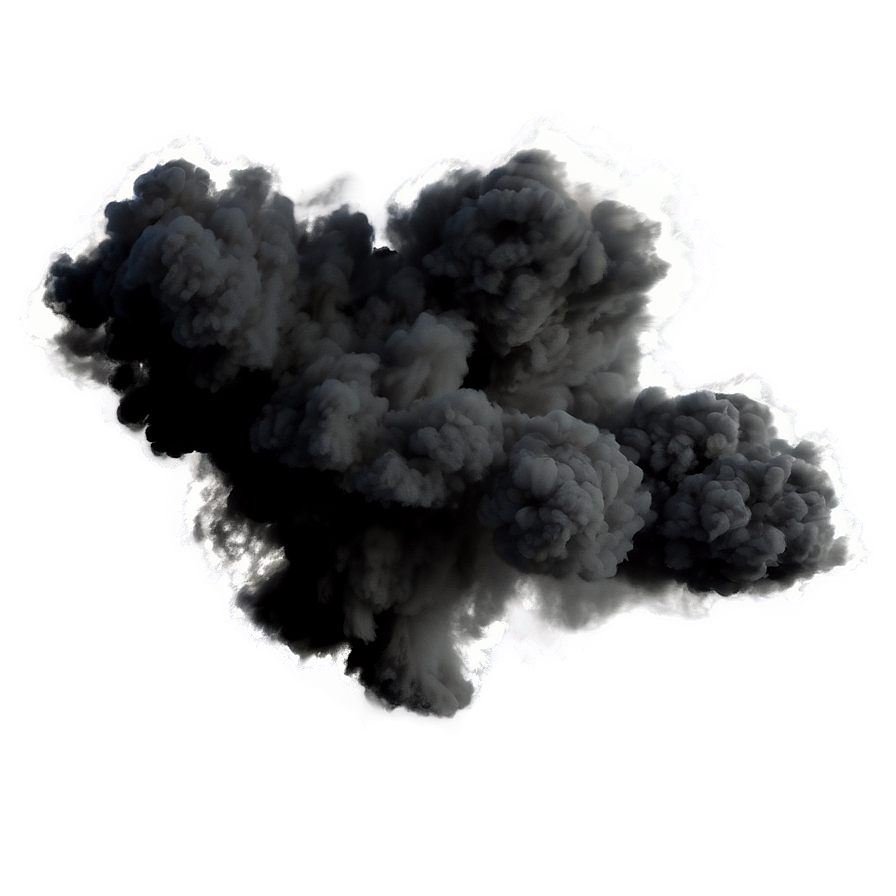 Black Smoke Explosion Png 20