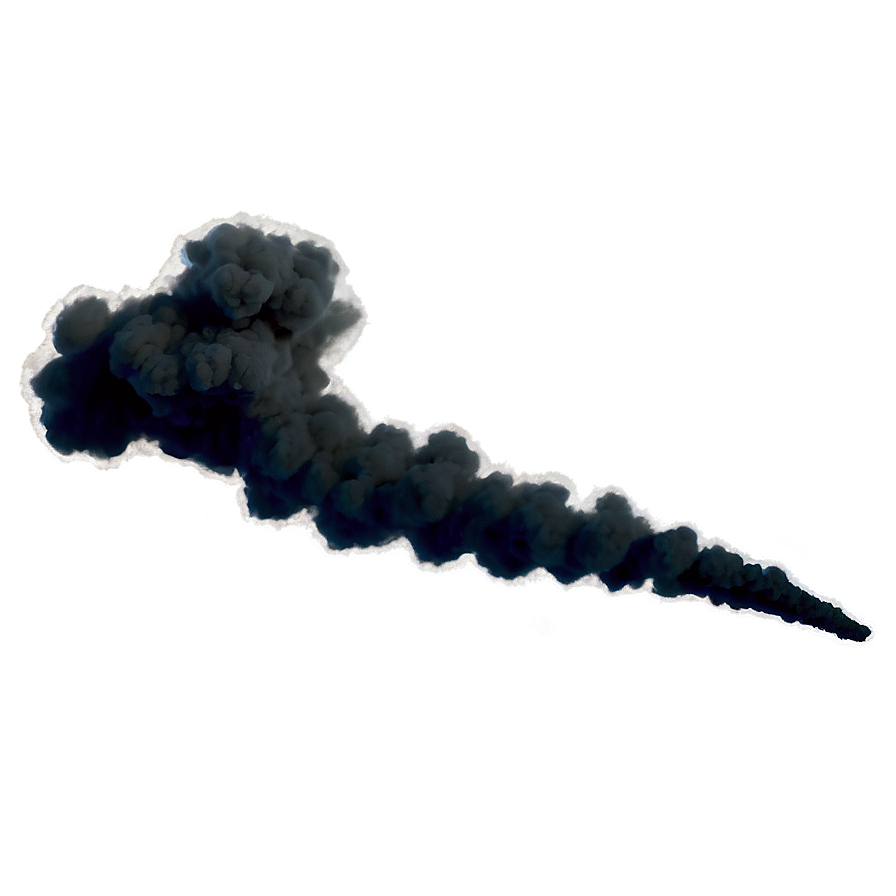 Black Smoke Flare Png 93