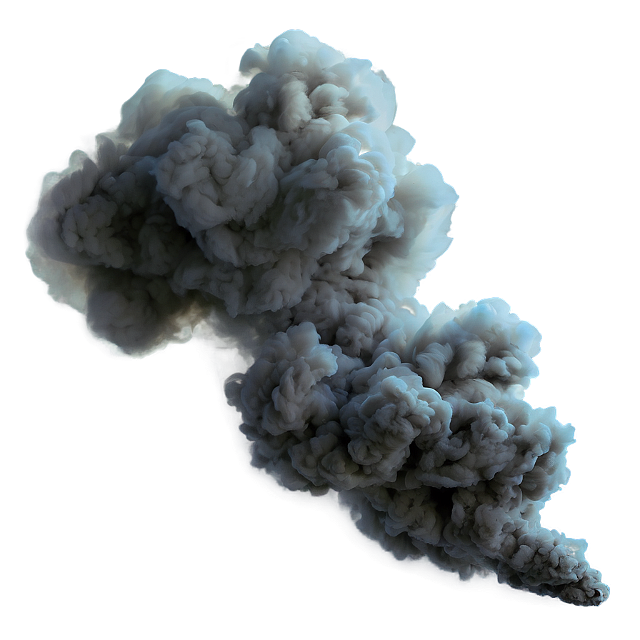 Black Smoke Puff Png 05252024