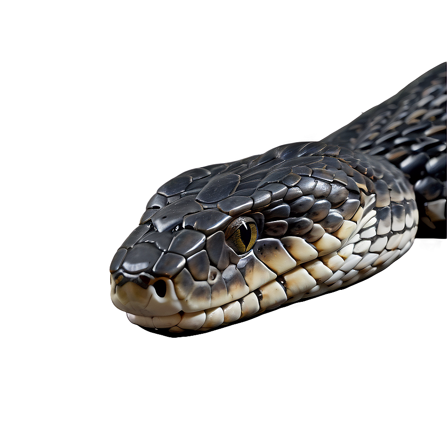 Black Snake Head Profile Png 06132024