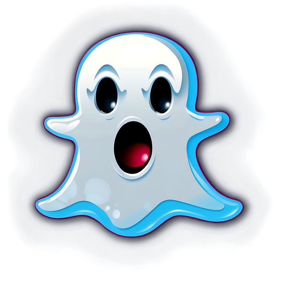 Black Snapchat Ghost Png Exw3