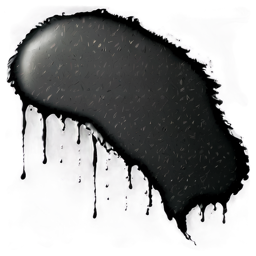 Black Splatter On White Background Png 7