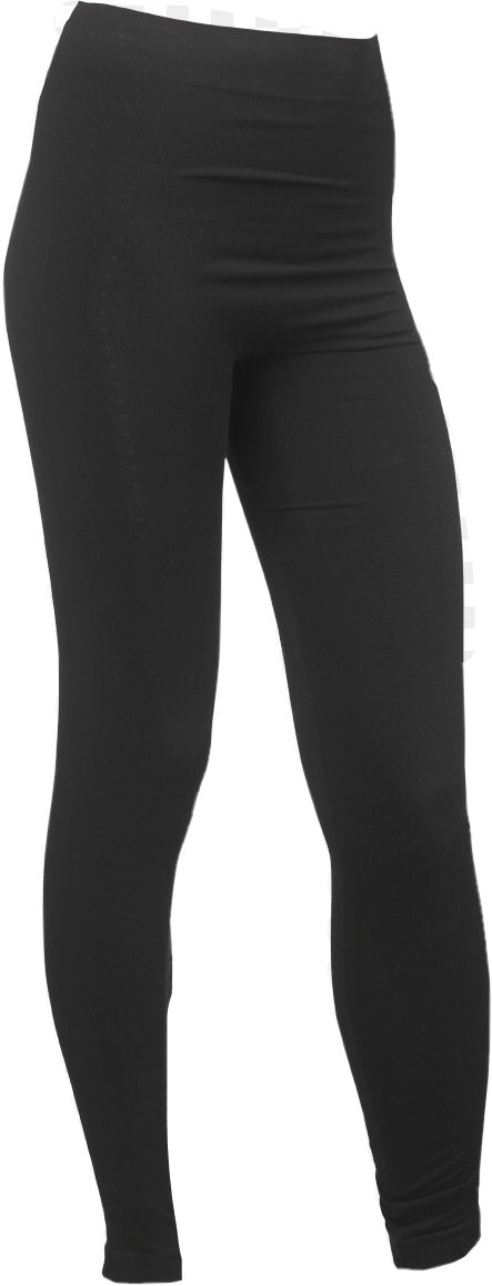 Black Sport Leggings Isolated