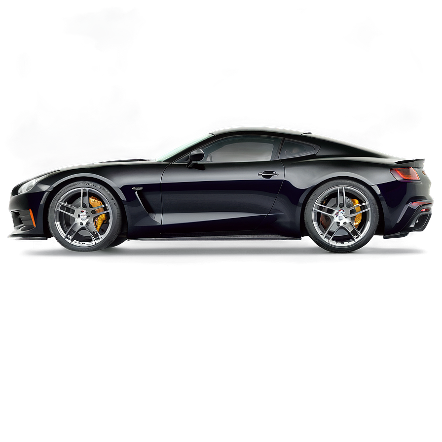 Black Sports Car Png 06112024