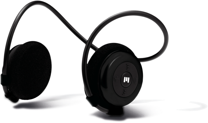 Black Sports Earphoneswith Hook