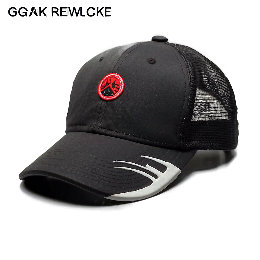 Black Sports Trucker Hat Png Hch