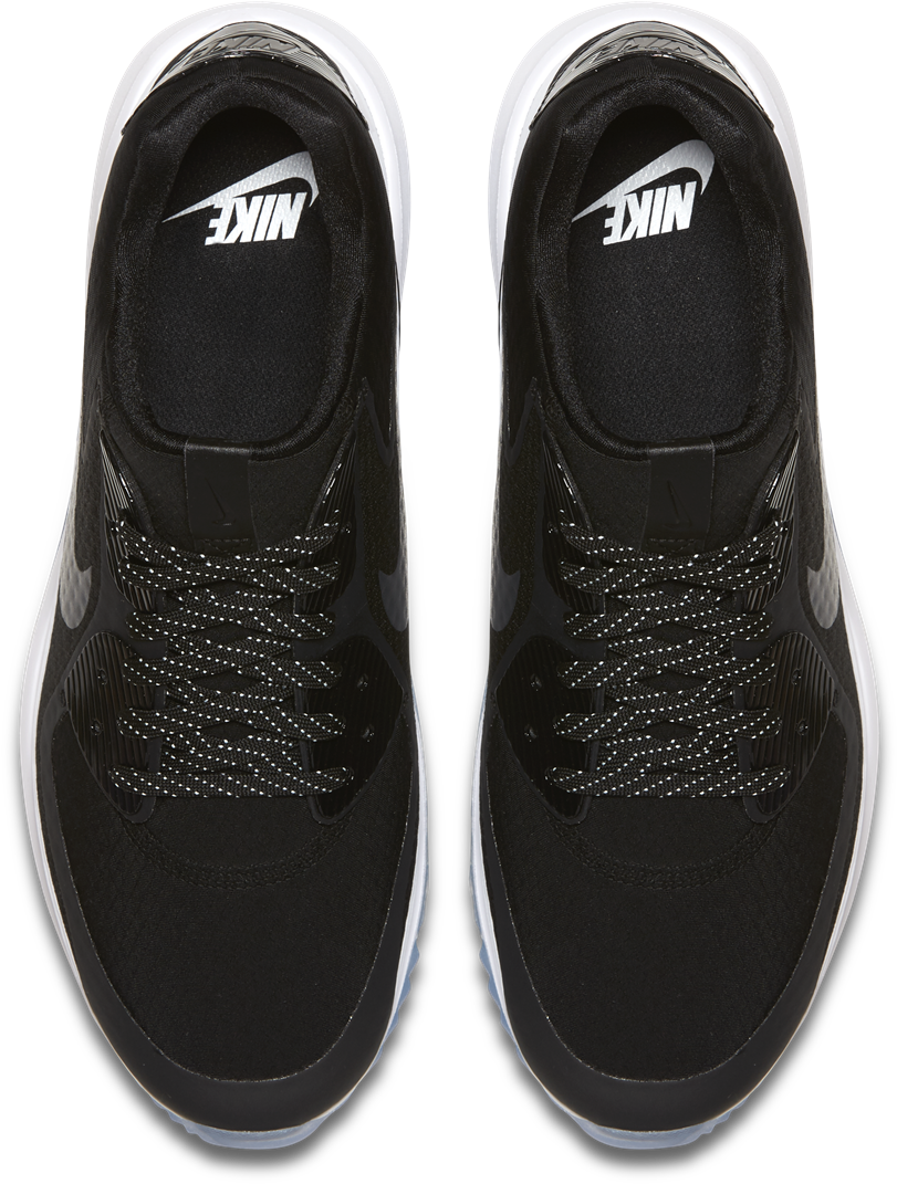 Black Sporty Sneakers Top View