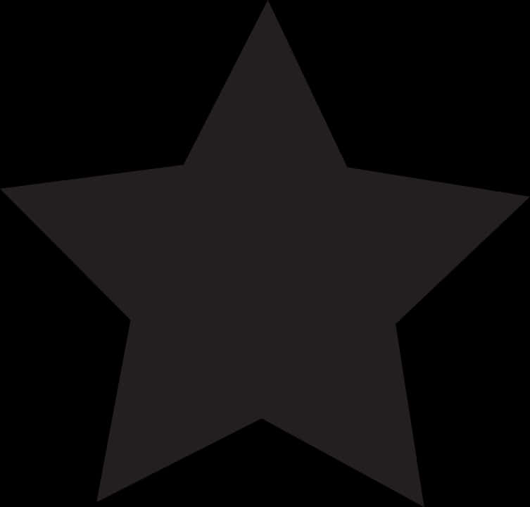 Black Star Graphic Element