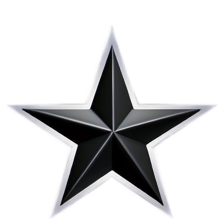 Black Star Icon Png Hrg9