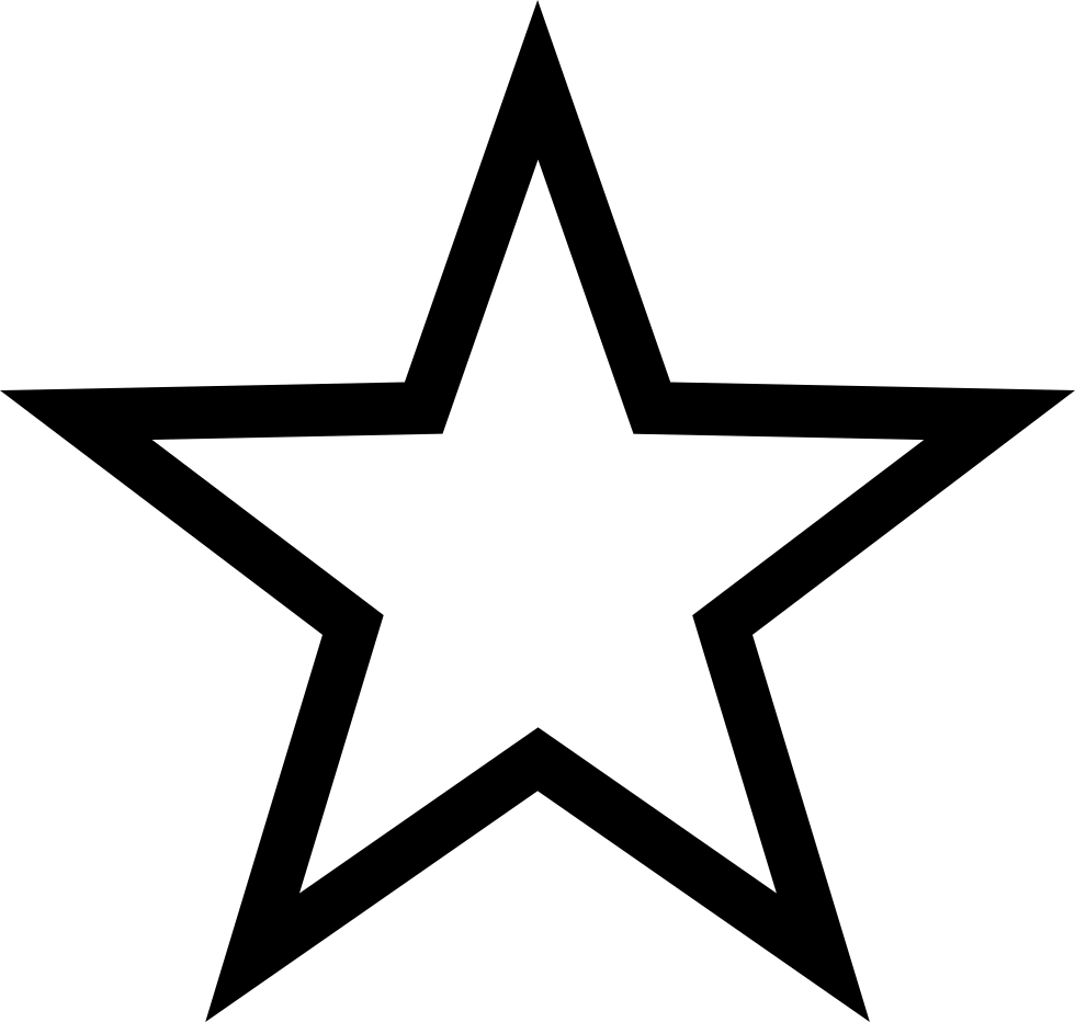 Black Star Vector Graphic