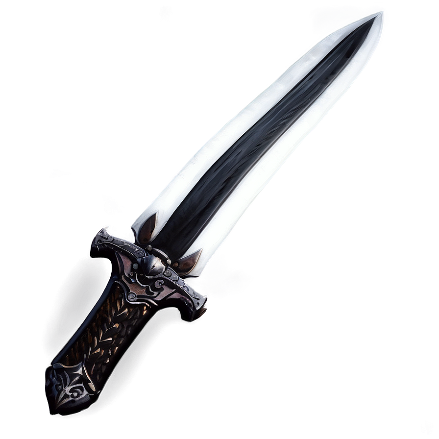 Black Steel Sword Png Waj8