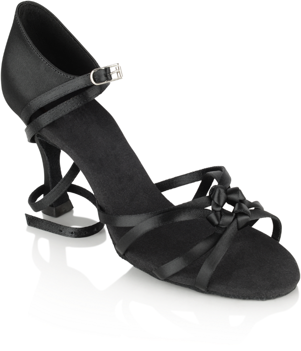 Black Strappy Wedge Sandal