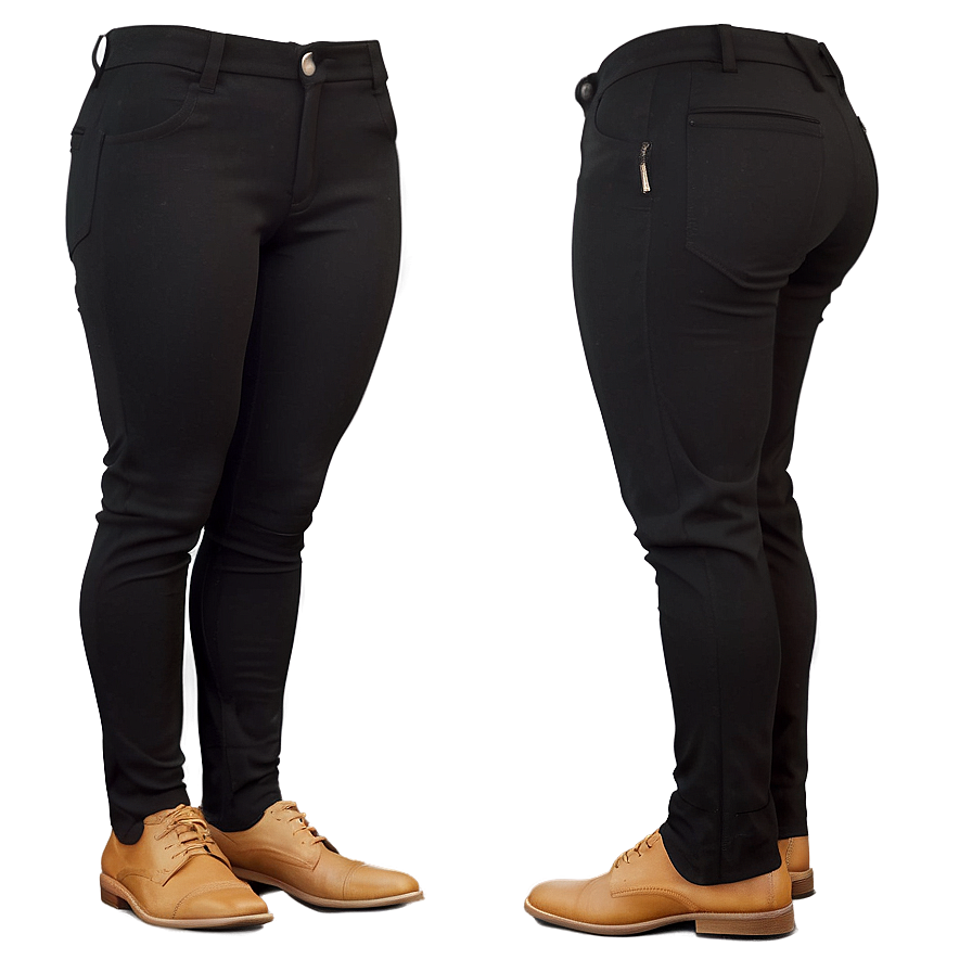 Black Stretch Pants Png 06212024