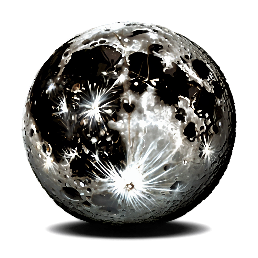 Black Super Moon Png 06252024