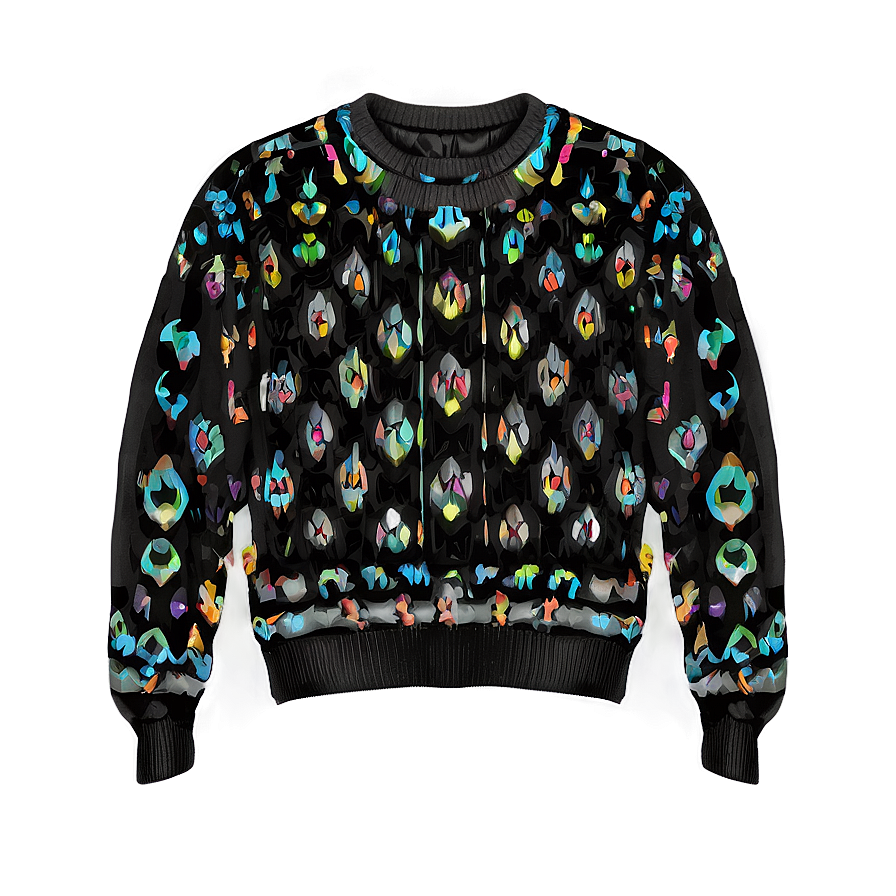 Black Sweater Png 06132024