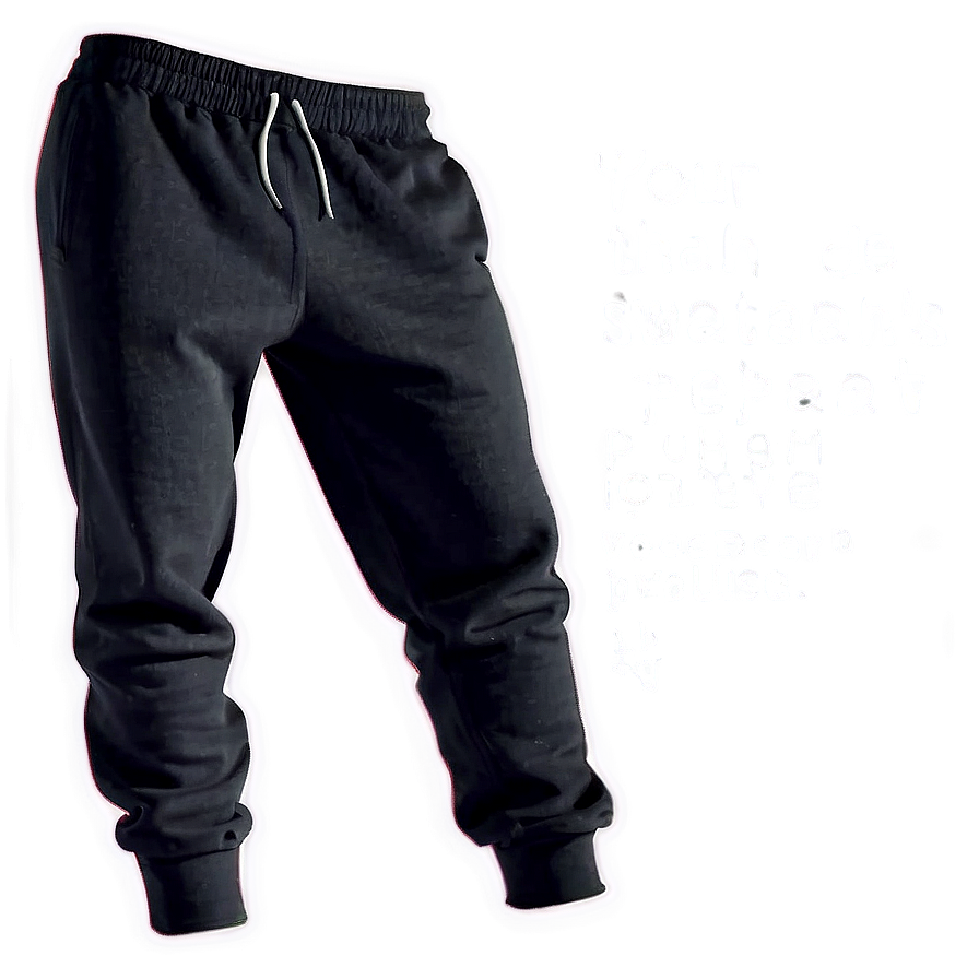 Black Sweatpants Png 32