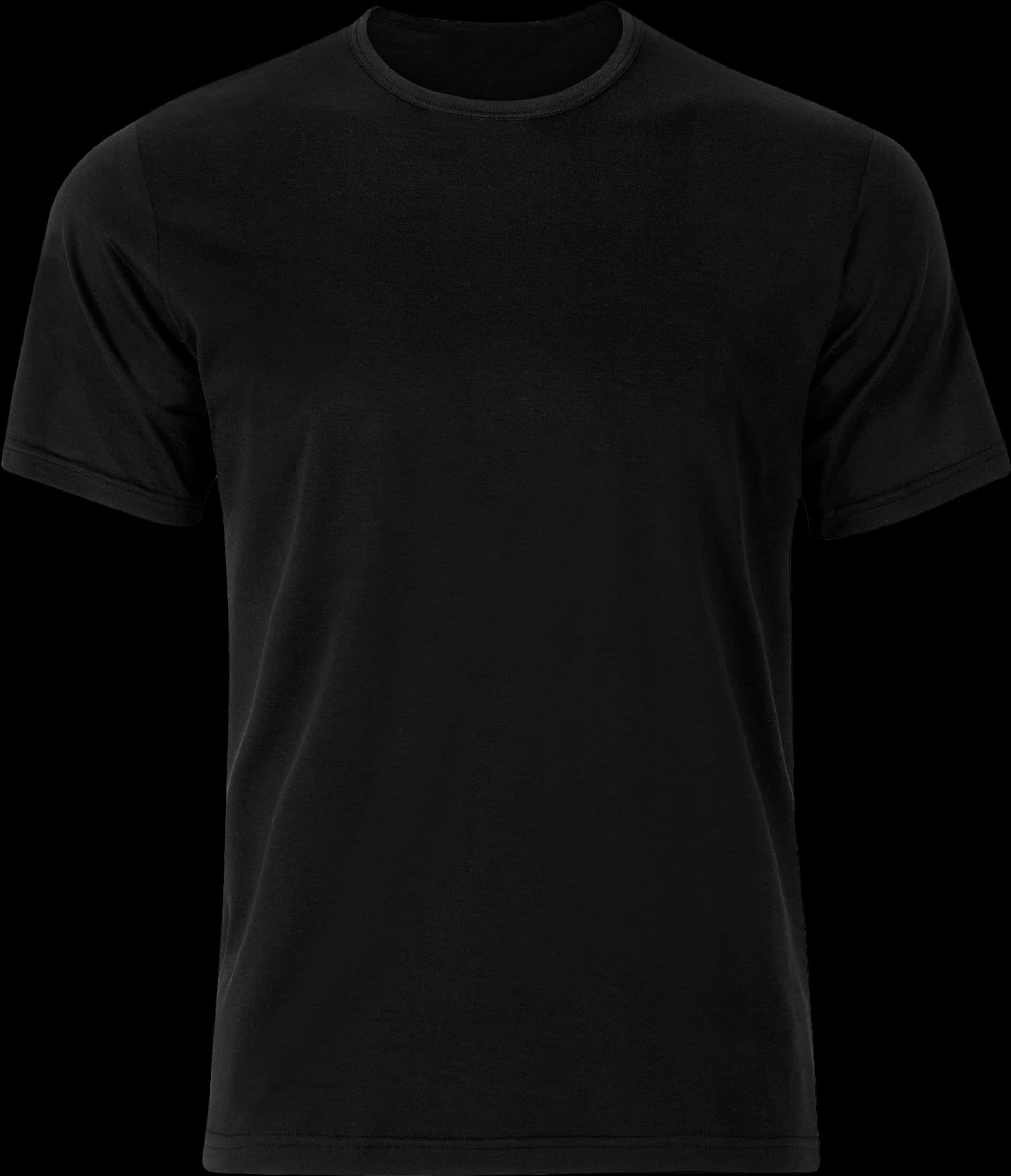 Black T Shirt Mockup