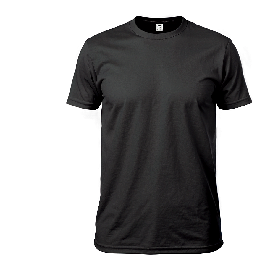 Black T Shirt Template Png 05252024