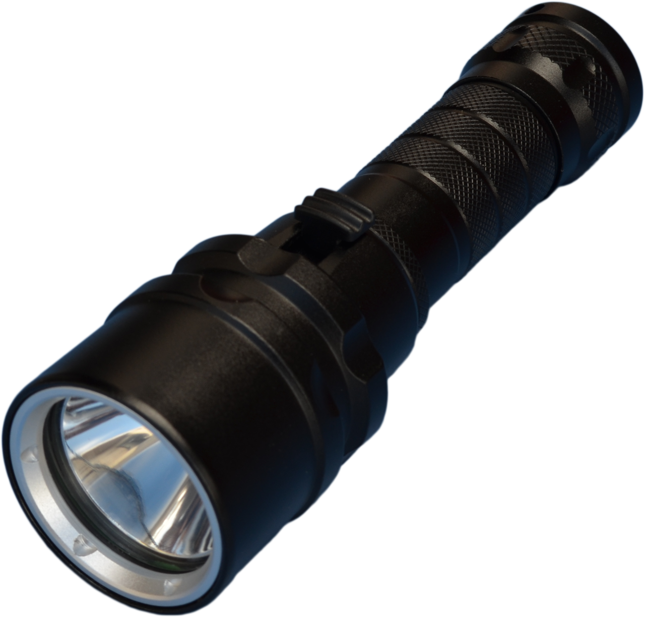 Black Tactical Flashlight