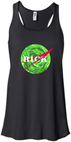 Black Tank Topwith Green Logo Graphic