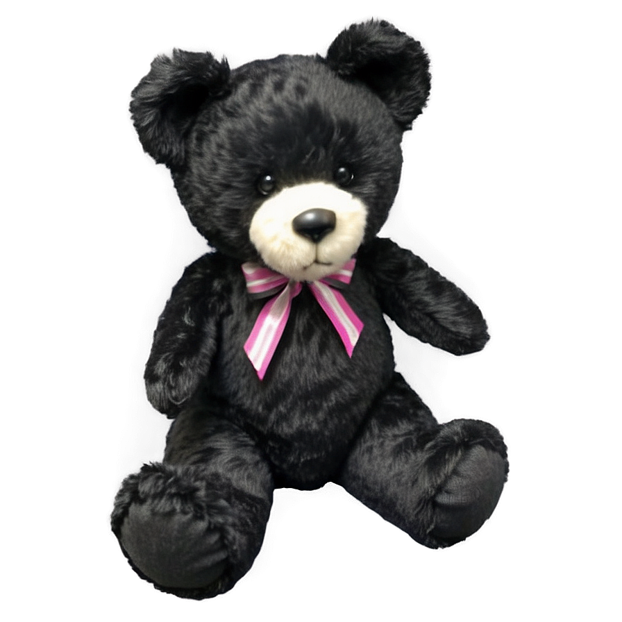 Black Teddy Bear Png Scl