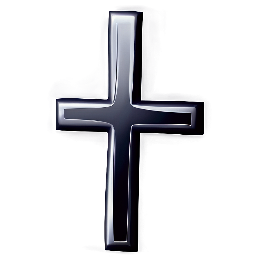 Black Thin Cross Icon Png Ctr