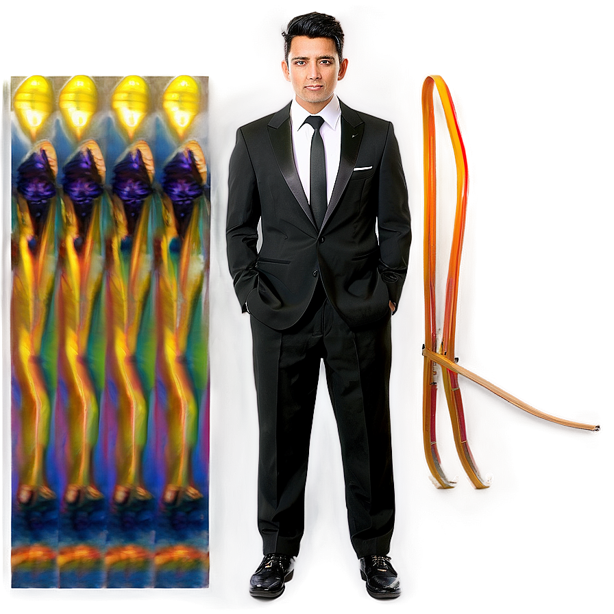 Black Tie Suit And Tie Png Gyw