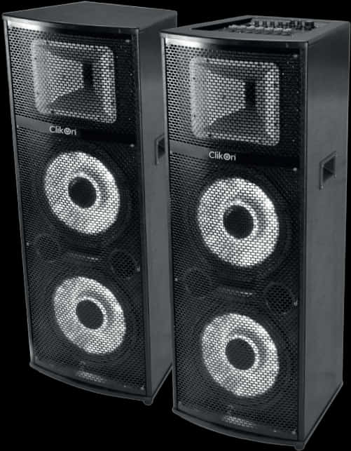 Black Tower Speakers Clik On Brand