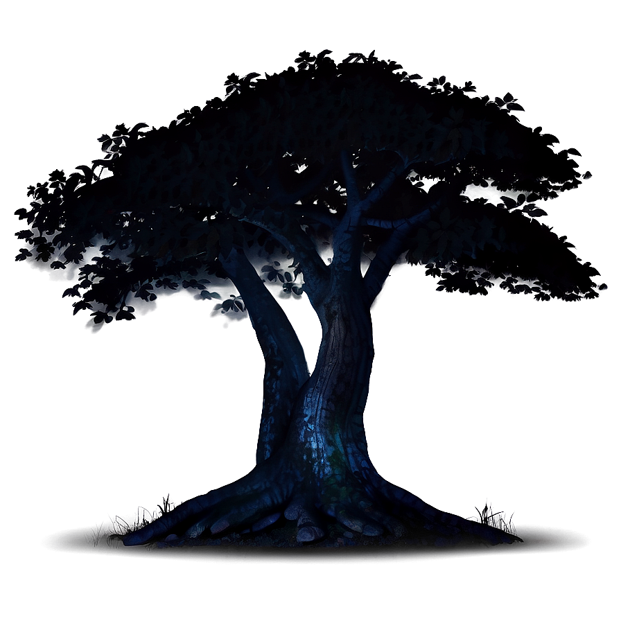 Black Tree In Night Png 06212024