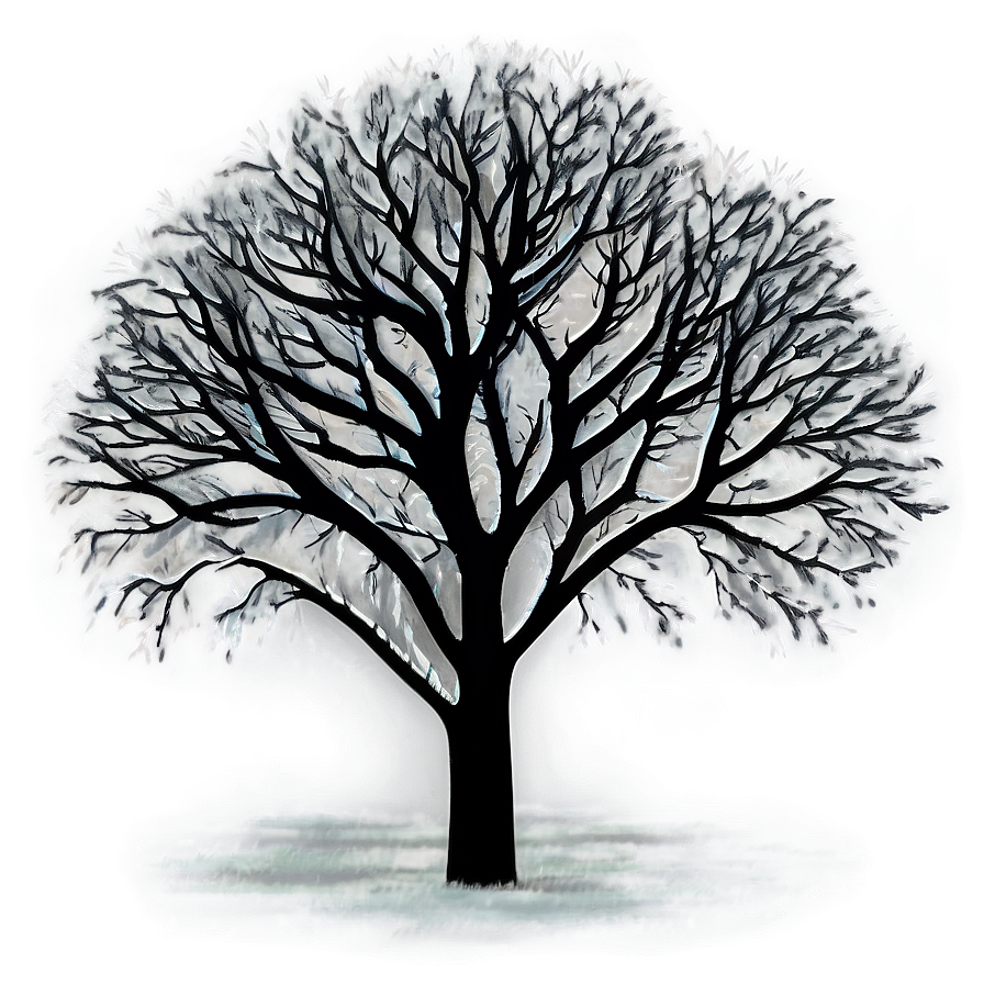 Black Tree In Wind Png Sjs