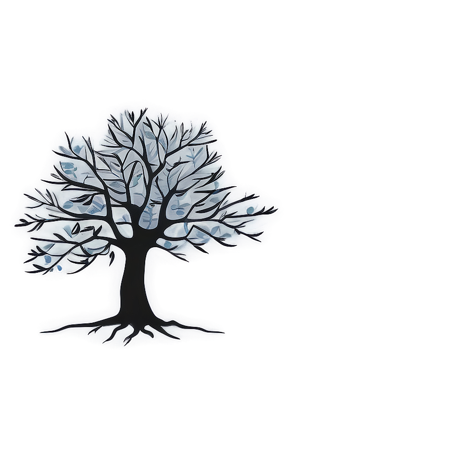 Black Tree Tattoo Design Png Ydy