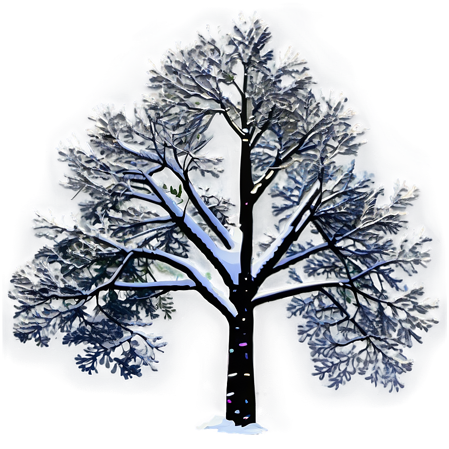 Black Trees In Winter Png 70