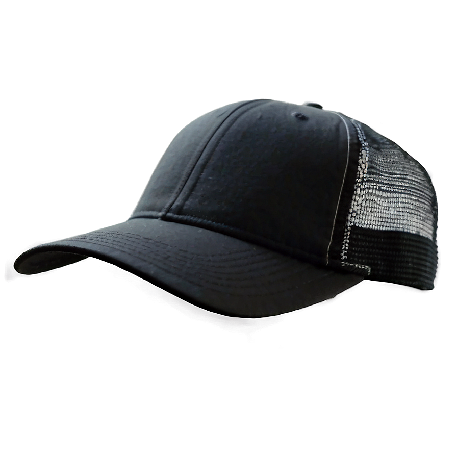 Black Trucker Hat For Men Png Uxo