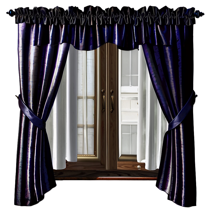 Black Velvet Curtains Png 05252024