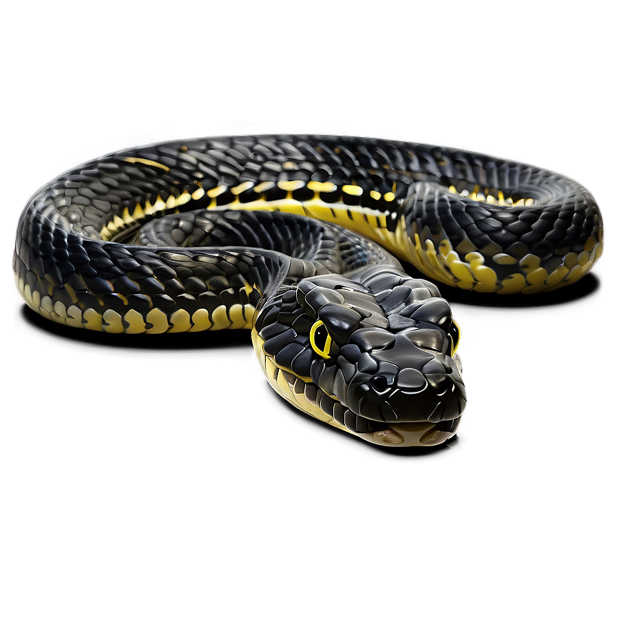 Black Viper Snake Illustration Png 43