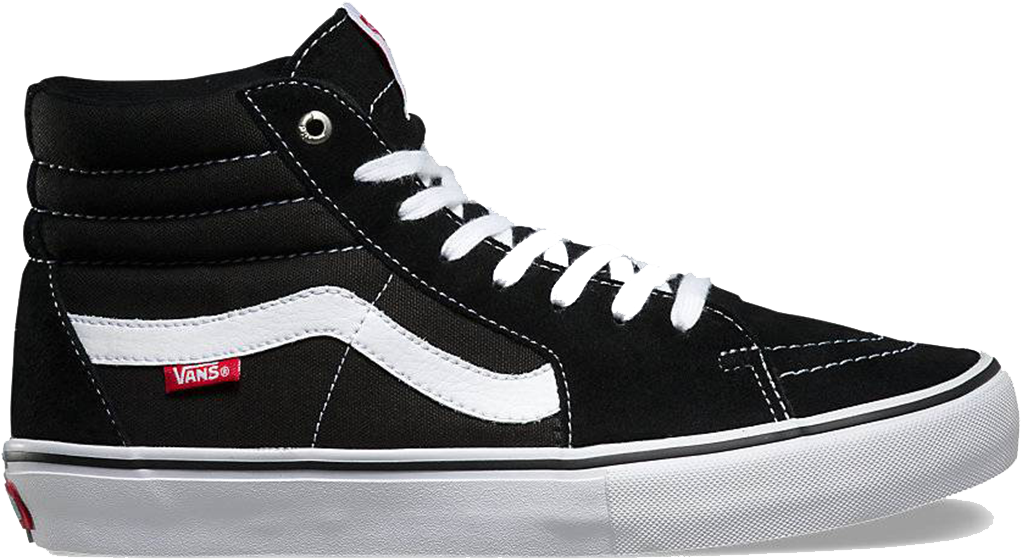 Black White Vans Sk8 Hi Sneaker