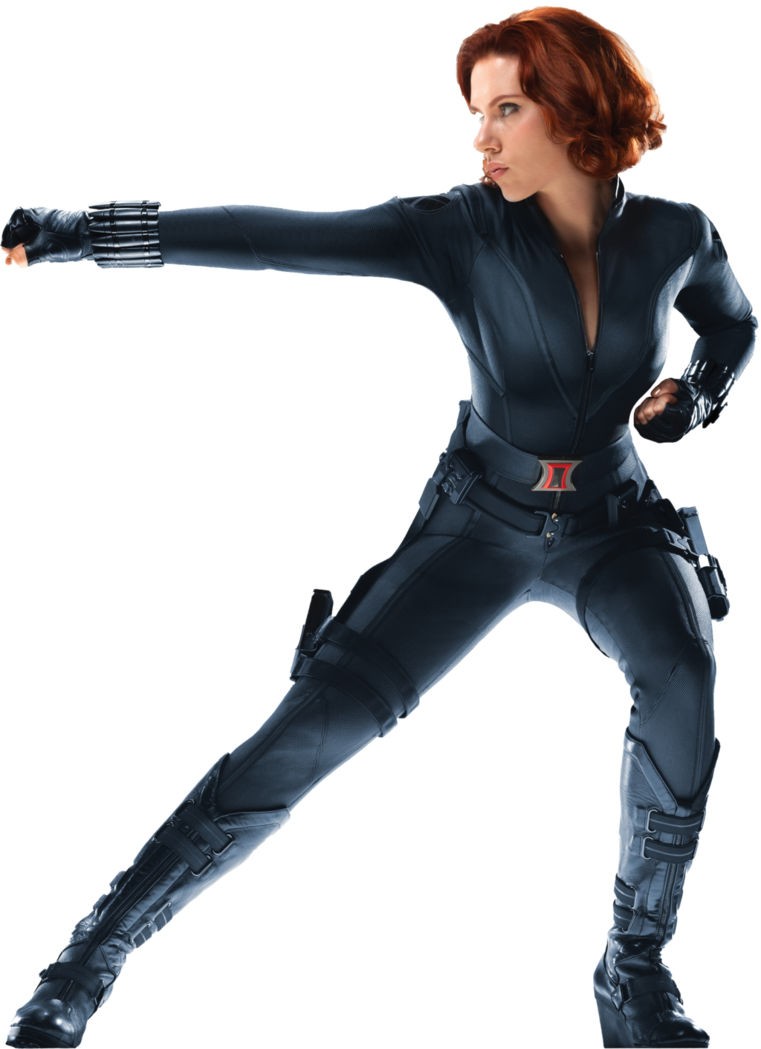 Black Widow Action Pose